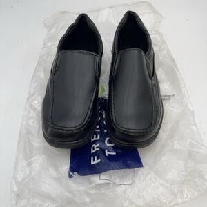 French Toast Dress Loafers Shoes Kids Black Slip On School Square Toe Size 1